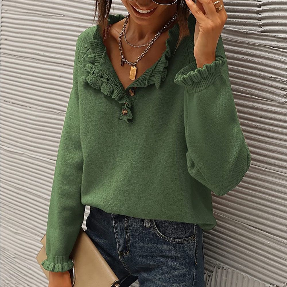 Button Down Sweater    - Picture 2 of 5